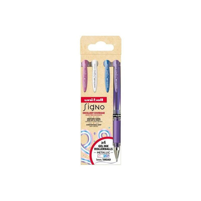 Uniball Rollerball Signo Broad Um-153 1.0mm Surtido No.2 Set 4 Ud