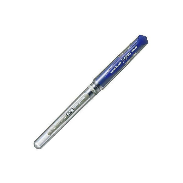 Uniball Rollerball Signo Broad Um-153 W Azul -12u-