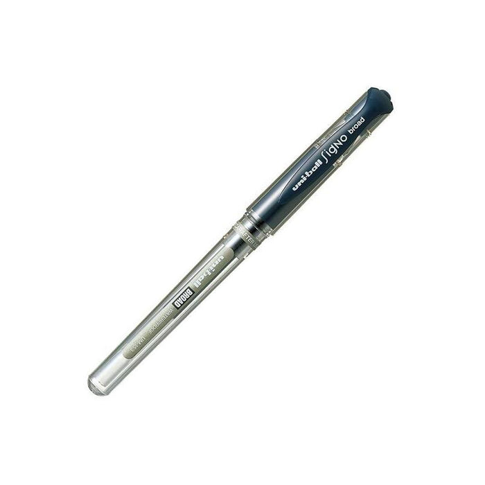 Uniball Rollerball Signo Broad Um-153 W Azul Oscuro -12u-