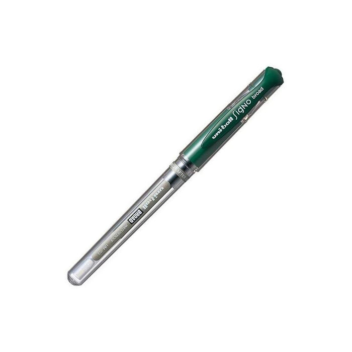 Uniball Rollerball Signo Broad Um-153 W Verde -12u-