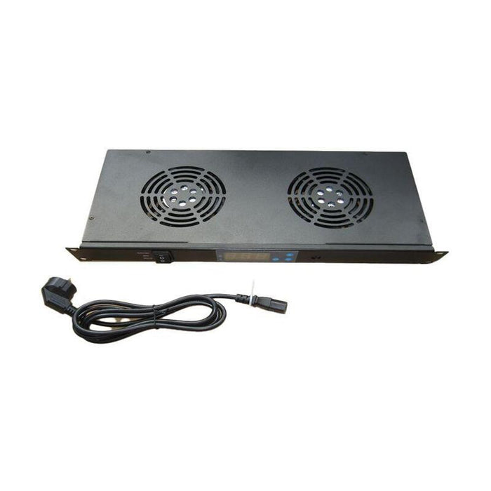 Unidad De Ventilaci¢N Frontal  Rack 19". 2 Ventiladores +