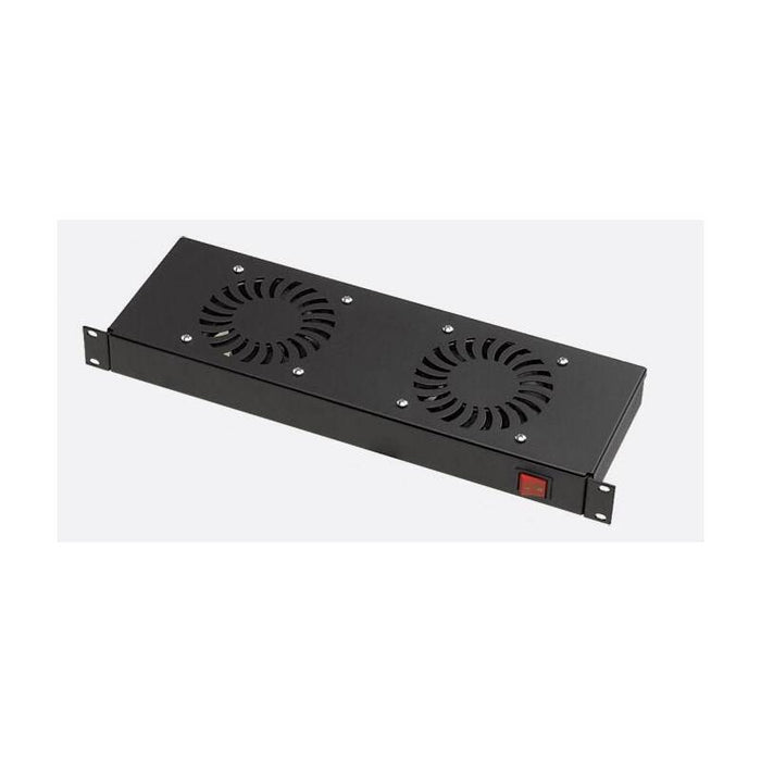 Unidad De Ventilaci¢N Frontal  Rack 19". 2 Ventiladores