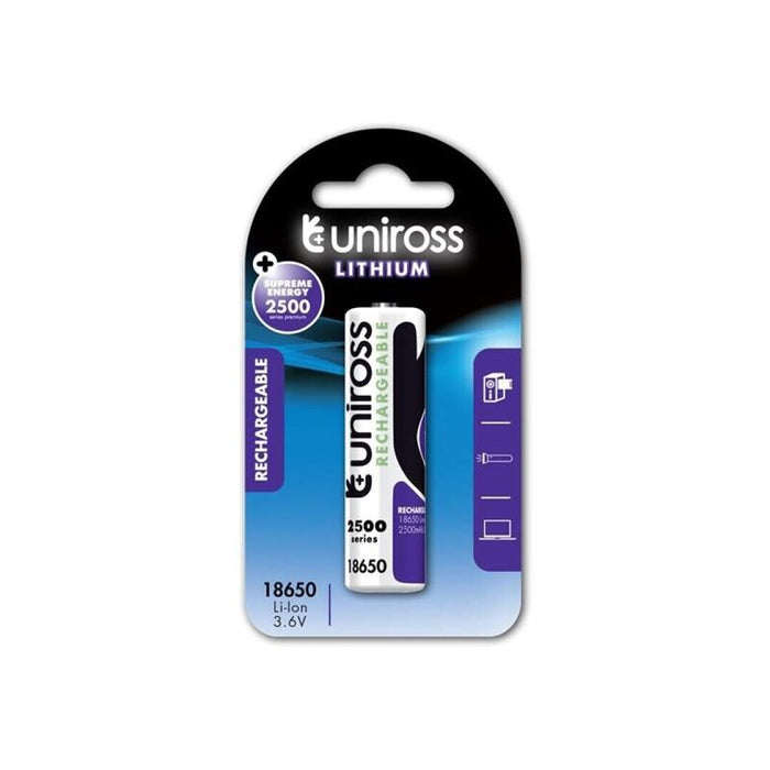 Uniross Lir18650 2500mah 3,7v Protected Blister*1