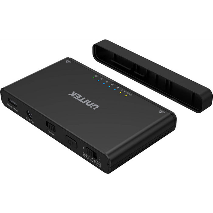 Unitek Carcasa Disco Sata 2,5/3,5'+ M.2 Pcie/Nvme