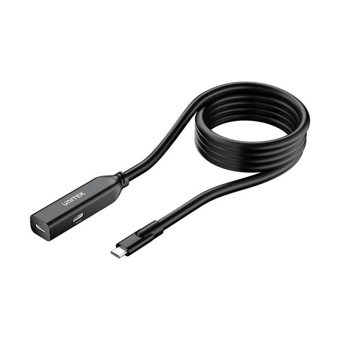 Unitek Kabel Przedluzajacy Usb-C 10 Gbps 5m, Negro