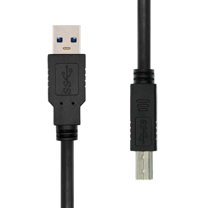Usb 3.2 Gen1 Cable A To B M/M - Black 5m - Warranty: 360m