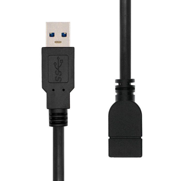 Usb 3.2 Gen1 Extension Cable - Black 1m - Warranty: 360m