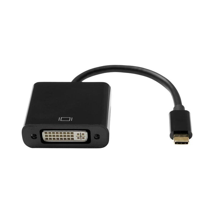 Usb-C [M] To Dvi-I 24+5 [F] - Adapter, Black 10cm - Warranty: 360m