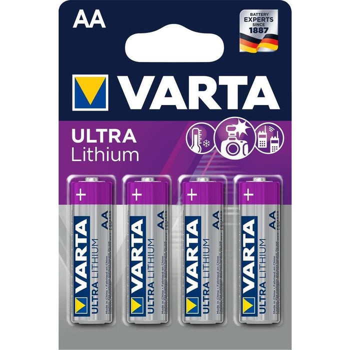 Varta Ultra Lithium Mignon Aa Lr 6  4pilas