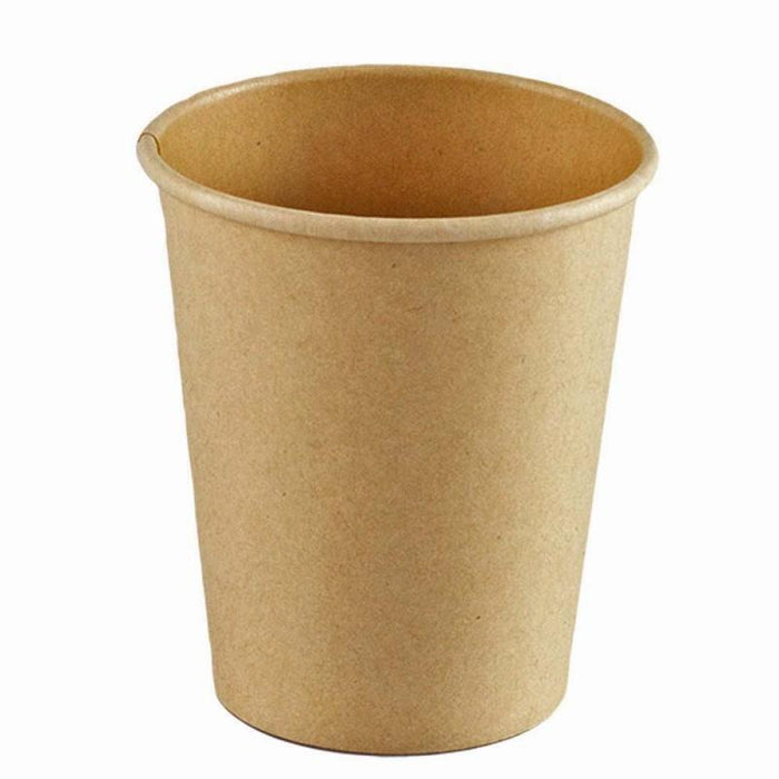 Vaso De Papel Kraft 7 Oz 200 Ml - 50ud-