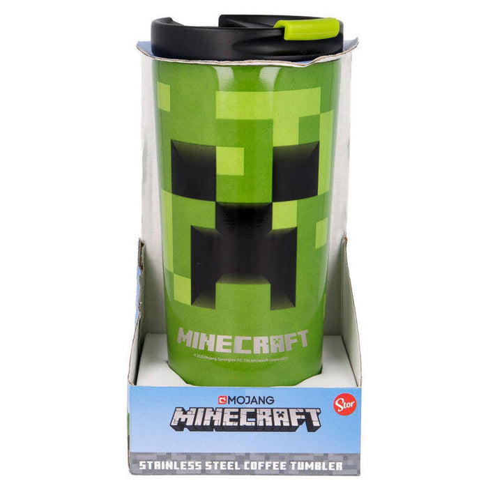 Vaso Termo Acero Inoxidable Minecraft 425ml