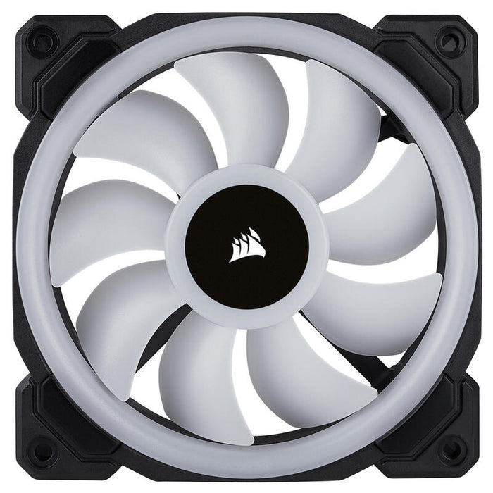 Ventilador Caja Corsair Ll120 Rgb 120mm Dual Light Loop Rgb Led Pwm Fan 3 Fan Pack Con Lighting Node Corsair Ll120 Rgb, Carcasa Del Ordenador, Ventilador, 12 Cm, 600 Rpm, 1500 Rpm, 24,8 Db