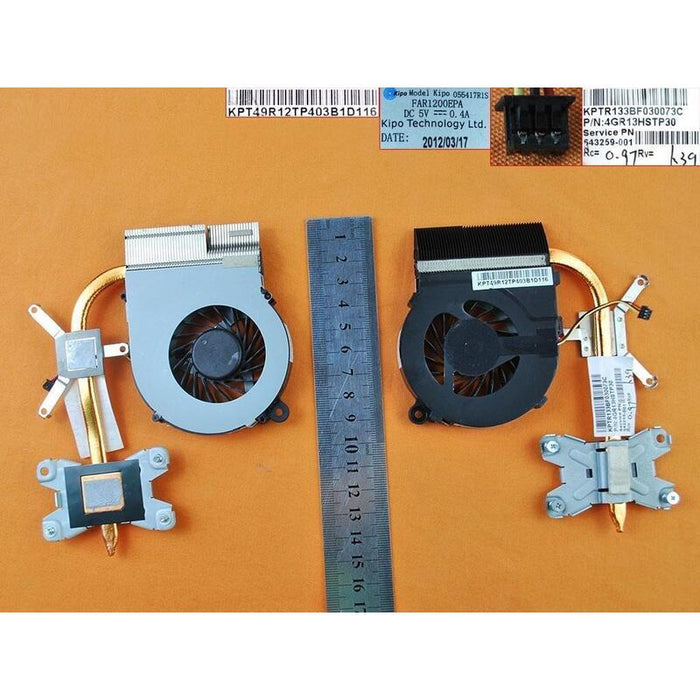 Ventilador Con Disipador Para Portátil Hp Pavilion G4-1000 G6-1000 643257-001 643259-001