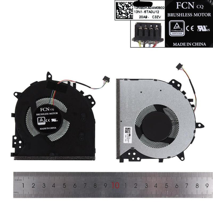 Ventilador Cpu Para Portátil Asus Y5100u X512u A512u F512u F512d V5000f R564d