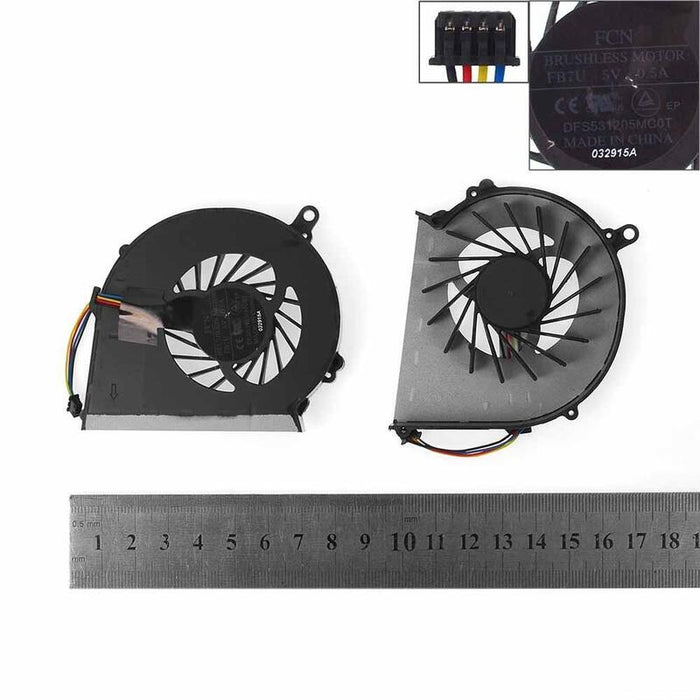 Ventilador Cpu Para Portátil Hp Pavilion G43 G57 G58 Compaq Presario Cq43 Cq57 Cq58 Cq58-100sf