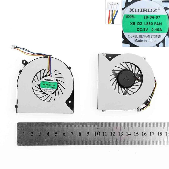 Ventilador Cpu Para Portátil Toshiba Satellite C850 C855 C875 C870 L850 L870 4 Pines Version 2