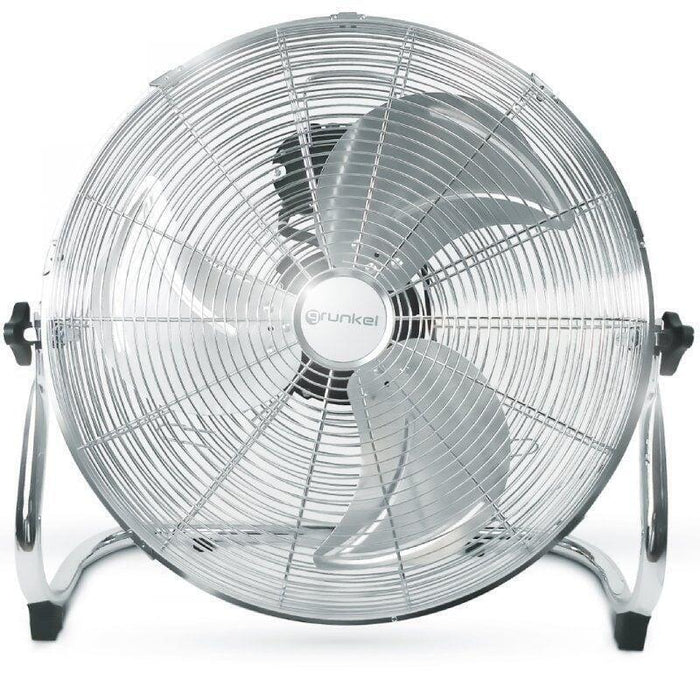 Ventilador De Suelo Industrial Grunkel Met-H18industrial 90w 3 Aspas 45cm 3 Velocidades