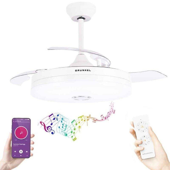 Ventilador De Techo Grunkel Skywind-42bt2 W Aspas Cm Velocidades