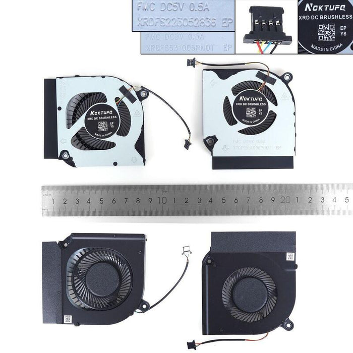 Ventilador Para Computadora Portátil Acer Predator Helios Ph317 53 Ph315 52 Nitro An515 55 An517 52 N20c1 Cpu + Gpu, Copia Alta