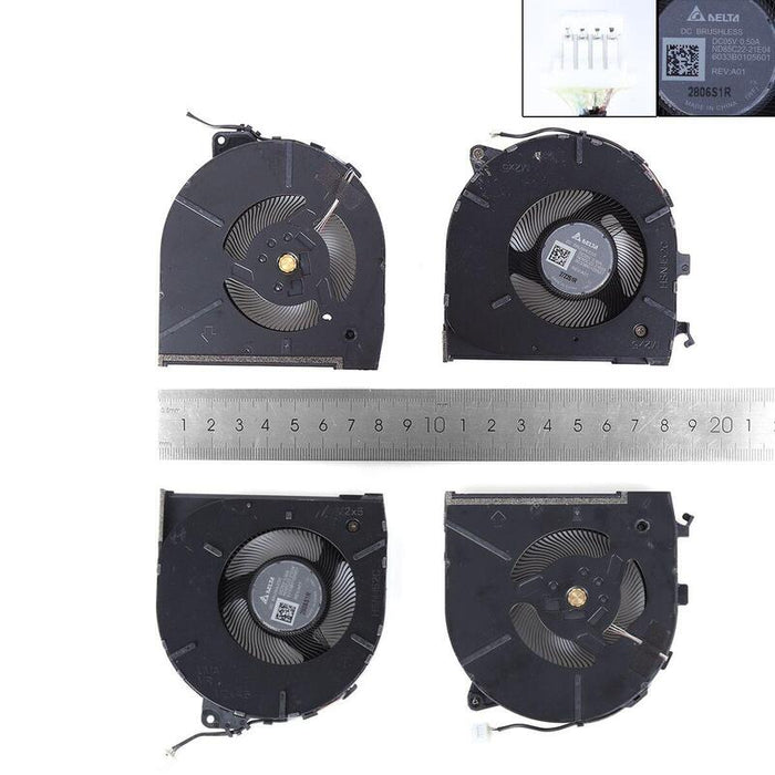 Ventilador Para Computadora Portátil Hp Zbook Studio 16 Pulgadas G9 Hsn 152c Ventilador De Enfriamiento L+R,Org