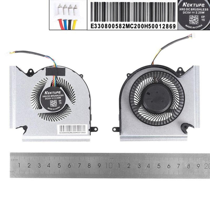 Ventilador Para Computadora Portátil Msi Ge66 Gp66 Gl66 Ms 1541 1542 N453 N454gpu Copia Alta