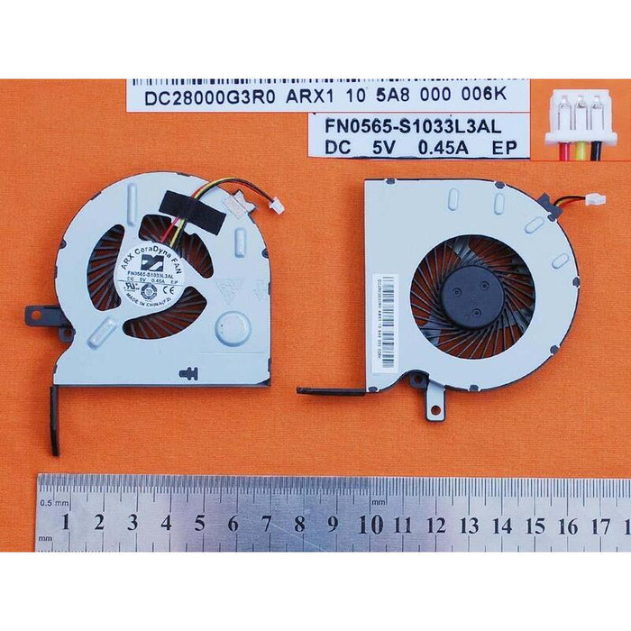 Ventilador Para Portátil Arx Ceradyna Fcn Fn0565-S1033l3al Dc28000g3r0 Arx1