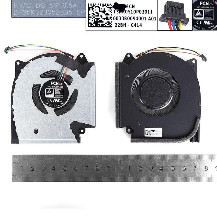Ventilador Para Portátil Asus Rog Strix G533q G513qr G713qr G733qs 5vgpuorg