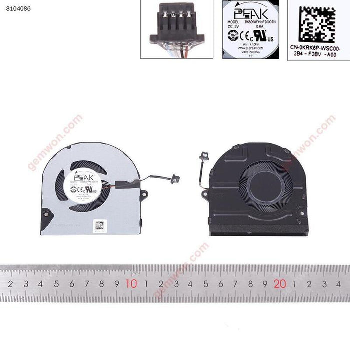 Ventilador Para Portátil Dell Inspiron 5410 5415 5418 V 5510 5515 7415org. 0krk6p