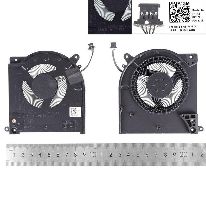 Ventilador Para Portátil Dell M15 R4 R3 0d1x38 12v Cpuorg. 0d1x38