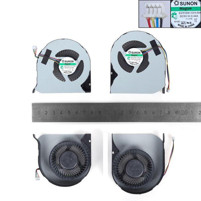 Ventilador Para Portátil Dell Precision 7510 7520 M7520cpu+Gpuorg