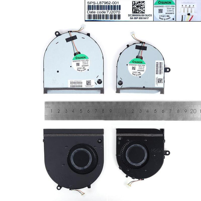 Ventilador Para Portátil Hp Envy 17m Cg Tpn C146cpu+Gpu,Org L87962 001 L87961 001