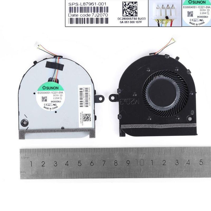 Ventilador Para Portátil Hp Envy 17m Cg Tpn C146cpu,Org L87961 001