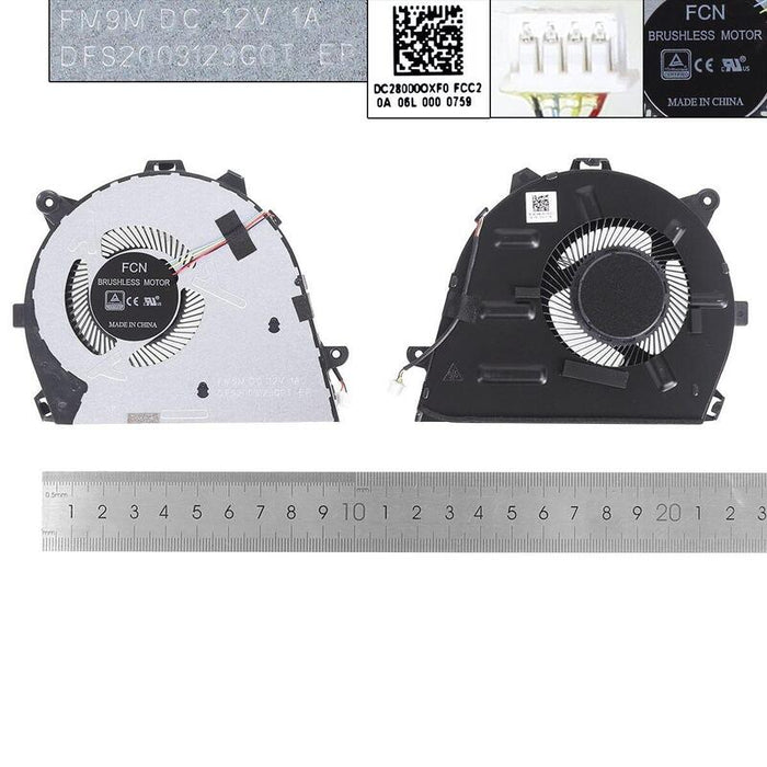 Ventilador Para Portátil Lenovo Ideapad 5 14 Ideapad 5 14iil05 Air 14are 12v Org. Dfs2009129g0t