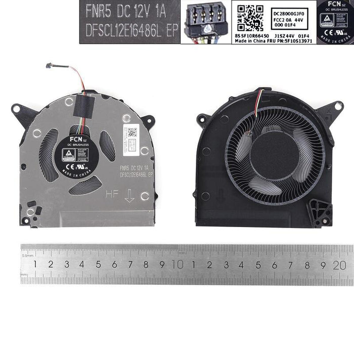 Ventilador Para Portátil Lenovo R9000x S7 15ach6 S7 15imh05 2021 12vcpu,Org