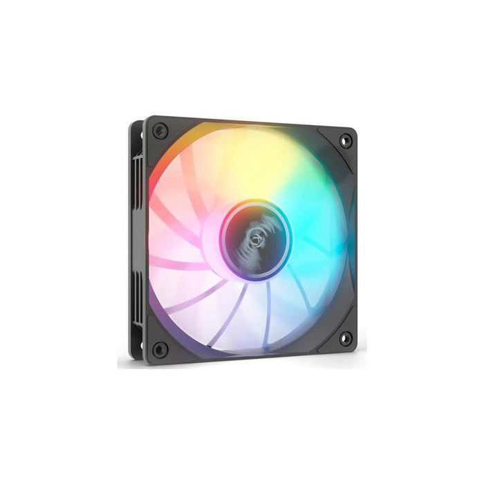 Ventilador Valkyrie V12r Argb 120,  De Caja Negro Vk-Fanv12rb