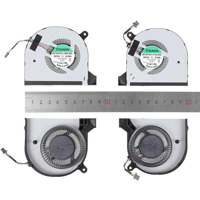 Ventiladores Cpu + Gpu Para Portátil Acer Nitro V17 Vn7 793g V15 Vn7 593g