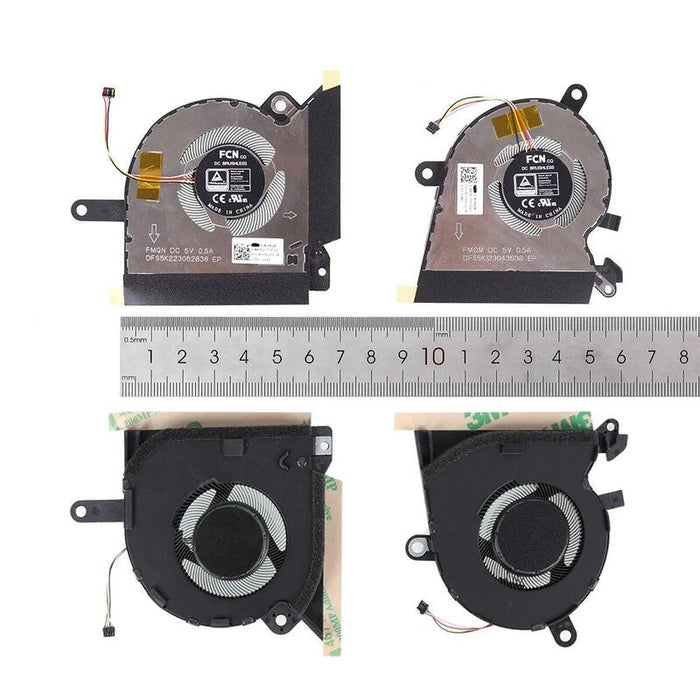 Ventiladores Cpu + Gpu Para Portátil Asus Gv301 Gv301q Gv301qc Gv301qe Gv301qh