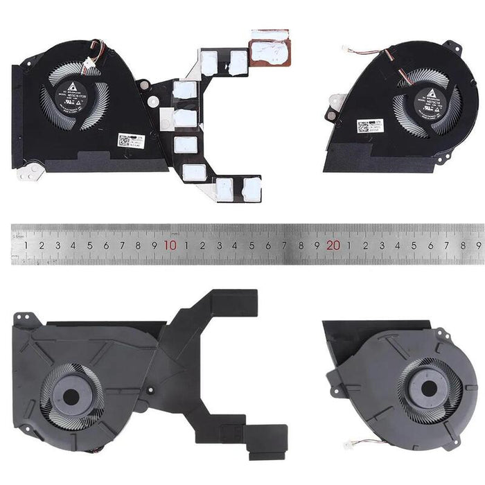 Ventiladores Cpu + Gpu Para Portátil Asus Gx501 Gx501v Gx501vsk Nd75c19 17c10 Nd75c18 17c09