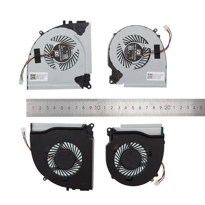 Ventiladores Cpu + Gpu Para Portátil Dell 7000 15 7559 7557 5577 5576