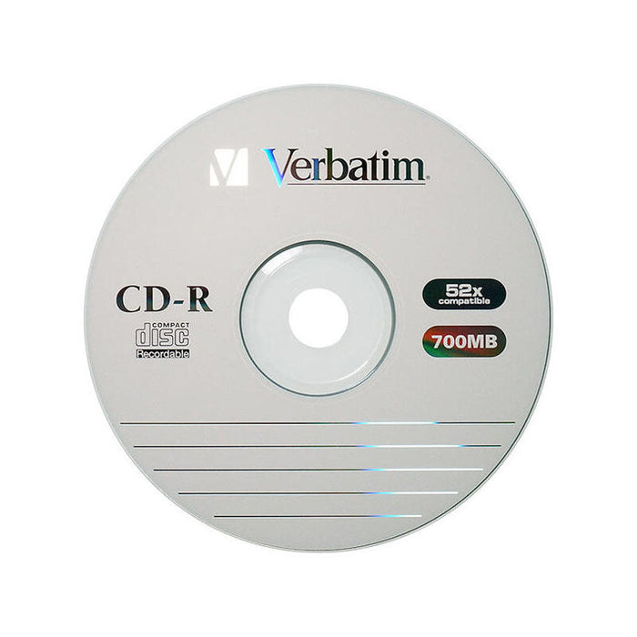 Verbatim Cd-Rom Datalife 52x 700mb 1 Unidad Caja Slim Extra Proteccion