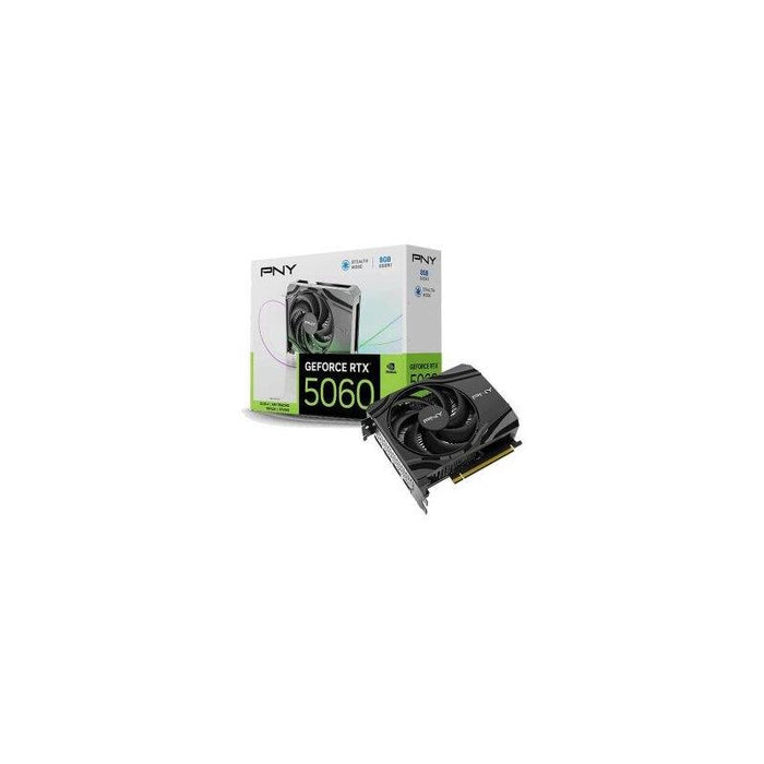 Vga Pny Geforce Rtx 5060 8gb Ddr7 3xdp 1xhdmi Reloj 2280mhz Cuda 3840 256bit 145w Single Fan