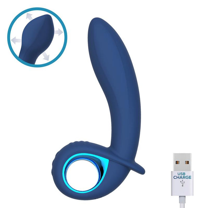Vibrador Palha Advanced Con Función De Inflado Y Vibración Usb Silicona