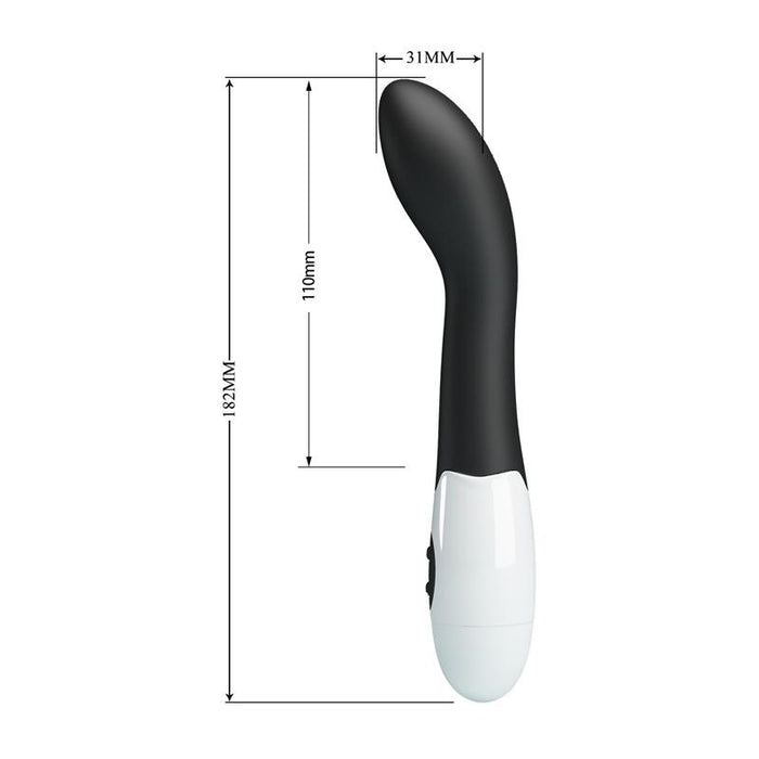 Pretty Love - Bishop Vibrador Punto G 30 Modos Negro