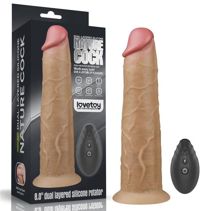 Vibrador Con Rotación Doble Capa 8