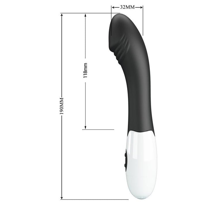 Pretty Love - Elemental Vibrador Punto G 30 Modos Negro