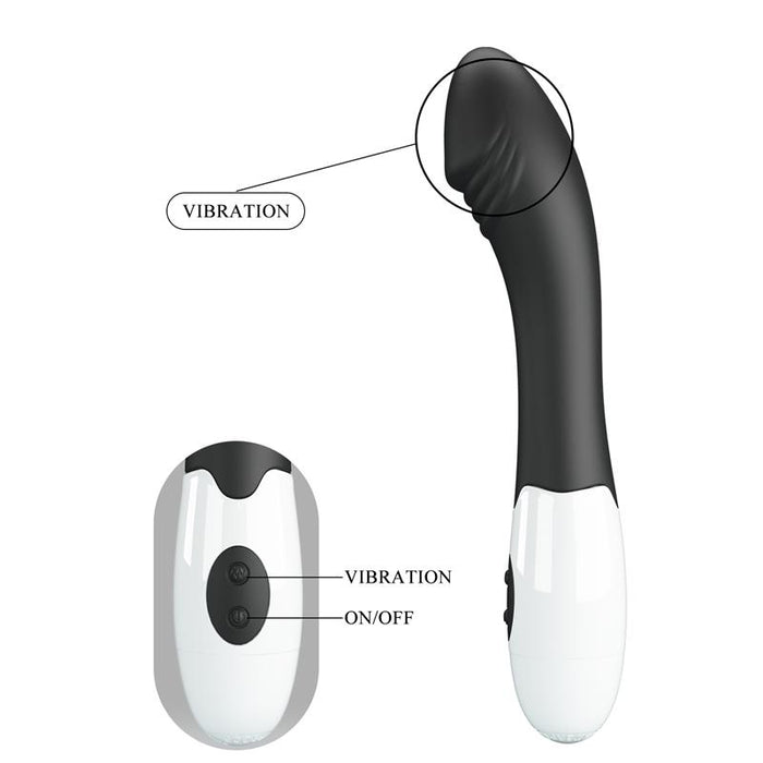 Pretty Love - Elemental Vibrador Punto G 30 Modos Negro