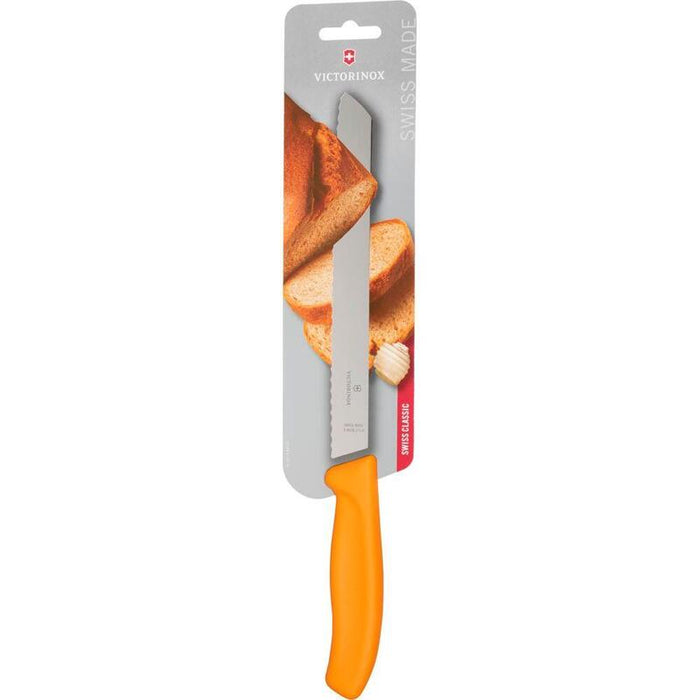 Victorinox Swiss Classic 21cm Brotmesser  Wellenschliff Orange