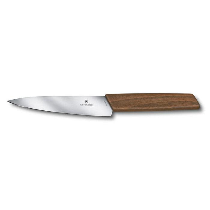 Victorinox Swiss Modern Officemesser Nussbaumholz 15 Cm