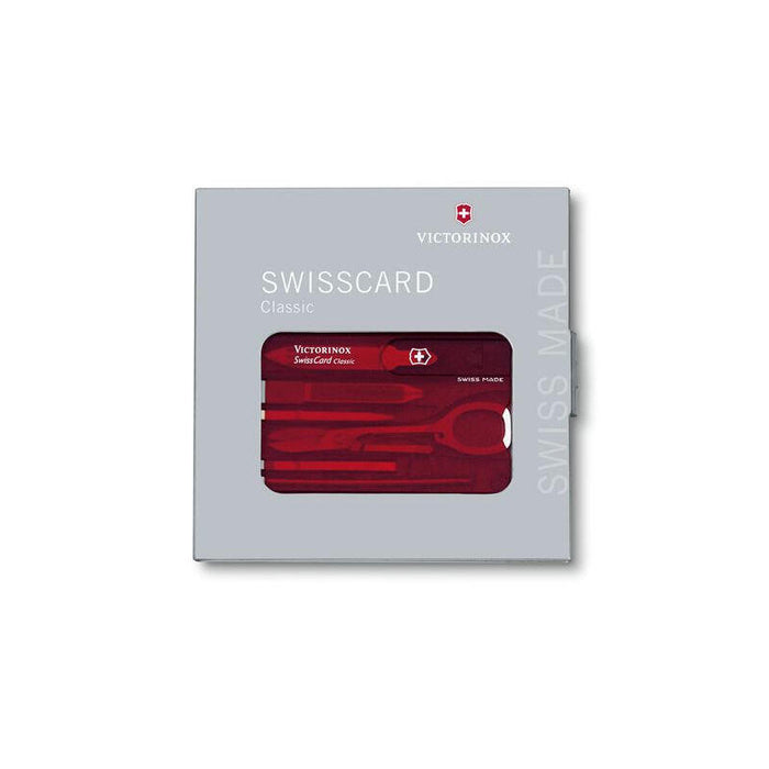 Victorinox Swisscard Classic Estuche De Maquillaje Y De Manicura Rojo, Transparente Abs Sintéticos
