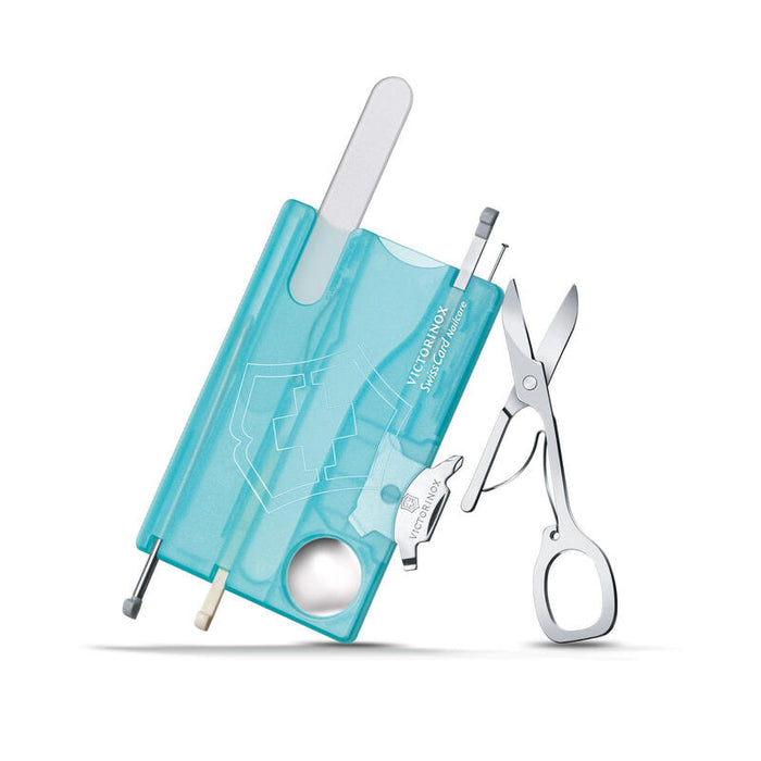 Victorinox V-0.72 40.T21 Taschenwerkzeug Swisscard Nailcare, Hellblau